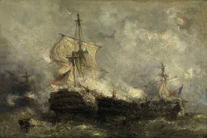 亨利·弗朗索瓦·谢费尔斯的《海战》