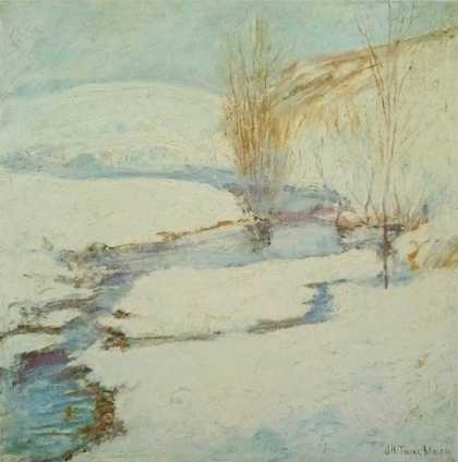 约翰·亨利·特瓦特曼的《冬季风景》