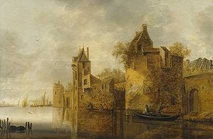Pieter de Bloot的《河流风景》