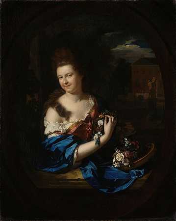 阿德里安·范德沃夫（Adrian van der Werff）《扬·范德波尔（Jan van de Poll）的妻子玛格丽莎·伦多普（Margaretha Rendorp）的肖像》