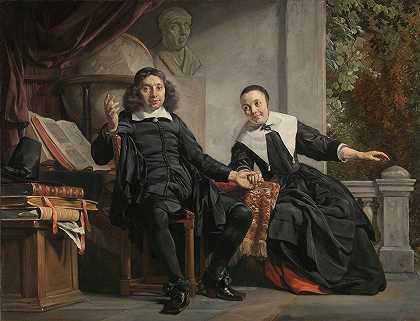 《亚伯拉罕·卡斯特琳和他的妻子玛格丽塔·范·班肯》，作者：扬·德·布雷