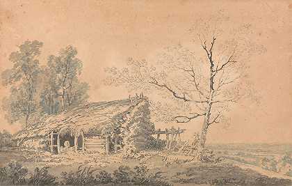 约瑟夫·马洛德·威廉·透纳的《与谷仓的风景》