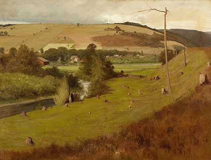 赫尔曼·哈特维奇的《新英格兰风景》