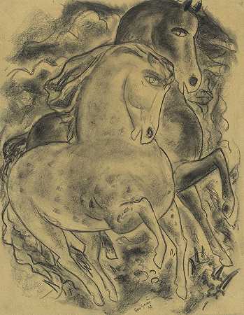 利奥·盖斯特尔的《双马素描》