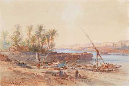 《尼罗河上的河滩》作者：伯恩哈德·费德勒