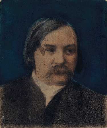 费利克斯·布拉克蒙德的查尔斯·阿塞利诺肖像