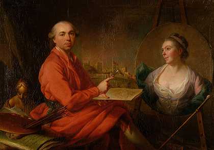 “雅克·威尔鲍特（Jacques Wilbaut）为妻子作画的艺术家