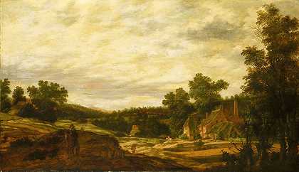 Pieter Stalpaert的《山丘风景》
