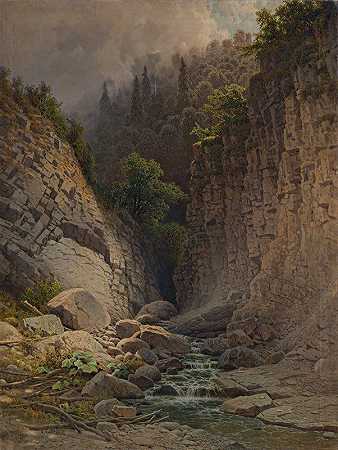 伊利亚·尼古拉耶维奇·赞科夫斯基的《峡谷》