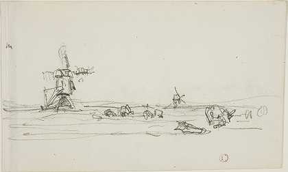 查尔斯·弗朗索瓦·道比尼的《荷兰风景》