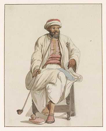 亚伯拉罕·路易斯·鲁道夫·杜克罗斯的《马耳他土耳其奴隶的卡迪》