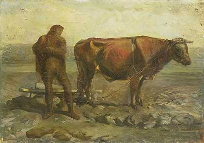 Willem van Konijnenburg的《耕种农民》