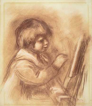 皮埃尔·奥古斯特·雷诺阿的《艺术家的儿子克劳德或可可》