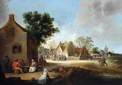 Pieter de Bloot的《乡村Kermis》