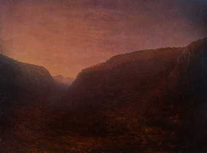 卡尔·约翰法赫兰茨的《风景》
