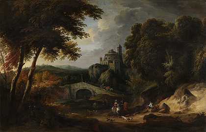 Pieter Verdussen的《桥梁风景》