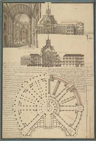 《教堂和医院建筑图》