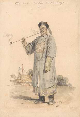 威廉·亚历山大（William Alexander）的《穿着宫廷礼服的中国人》