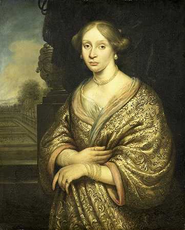 “彼得内拉·范德伯赫特肖像（1657-1682），作者：扎卡里亚斯·布利霍夫特