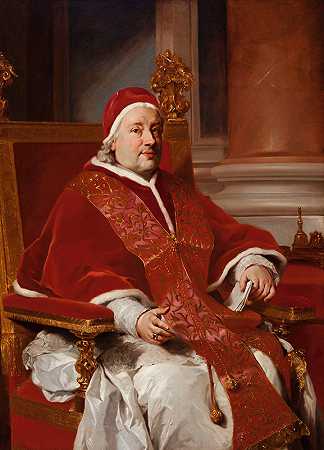 安东·拉斐尔·蒙斯《教皇克莱门特十三世肖像》