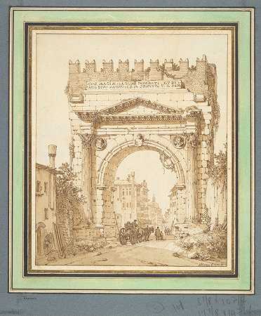 路易·弗朗索瓦·卡萨斯的《里米尼奥古斯都拱门》