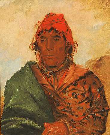 “Ee-Mat-Lá-，菲利普国王，第二酋长，乔治·卡特林