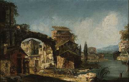 米歇尔·马里埃希的《废墟风景》