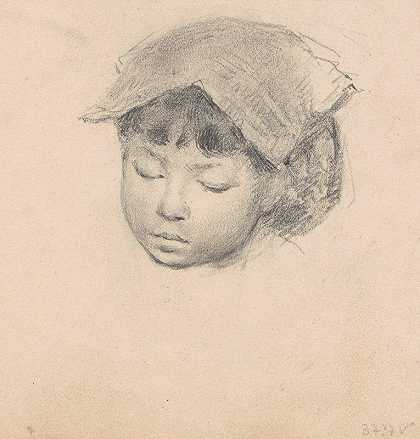 扬·威廉·罗西尔的《孩子的头像》