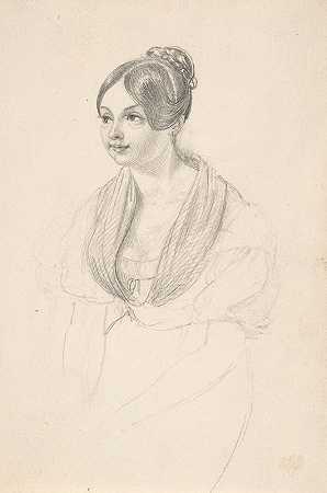 乔治·弗里德里希·克斯汀的《年轻女性肖像》