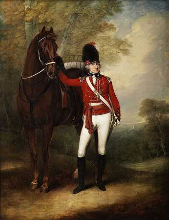 威廉·雷德莫·比格的《查尔斯·亨利上校肖像》