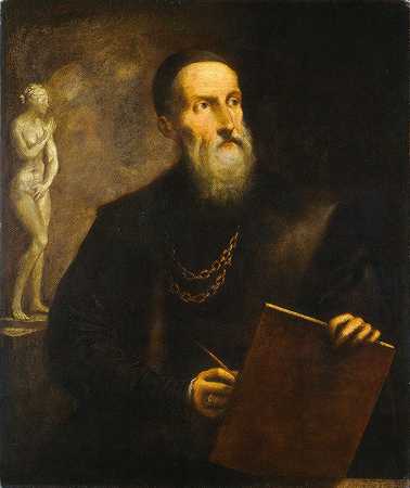 Pietro della Vecchia的《提香的想象自画像》