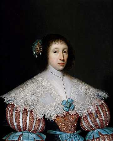 《埃莉诺或玛丽·坎皮恩肖像》（Cornelis Janssens van Ceulen）