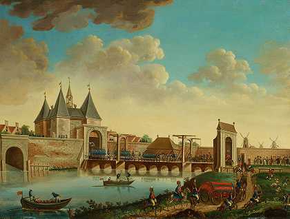 《阿姆斯特丹的普鲁士军队起义》（Intocht der Pruische Troepen in Amsterdam），1787年10月10日，单语法作家I.M.P.著。