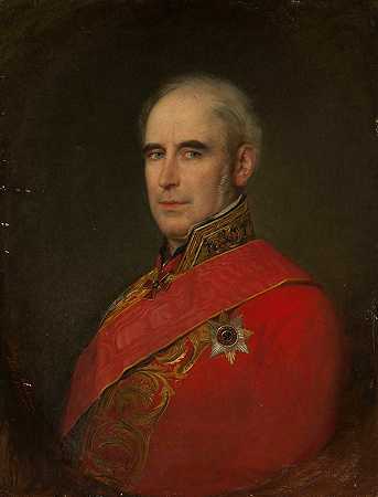 Aleksander Stankiewicz的参议员Romuald Hube的肖像