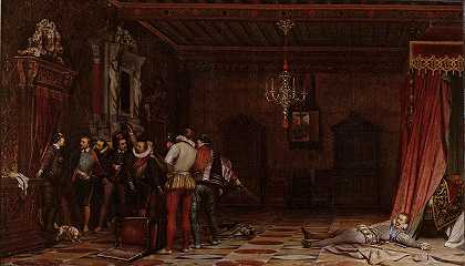 1588年保罗·德拉罗什在布卢瓦城堡谋杀盖斯公爵