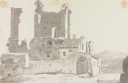 乔治·豪兰·博蒙特的《罗马城外的废墟》