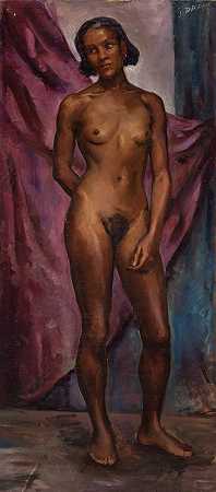 多萝西·哈特·德鲁的《站立的裸体女性》