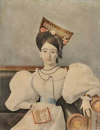 查尔斯·佩莱格里尼的《露西亚·卡兰萨·德·罗德里格斯·奥雷夫人》