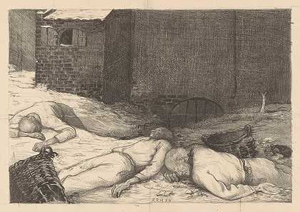 理查德·尼古拉·罗兰·霍尔斯特（理查德·尼古拉·罗兰·霍斯特）的《三个躺在大楼里的死人》