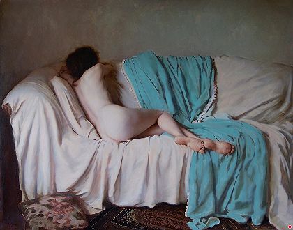 卡拉·潘恩的《休息的裸体》