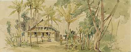 “加罗林群岛普尼皮特岛（波纳佩）罗安基迪酋长之家”约瑟夫·塞勒尼著