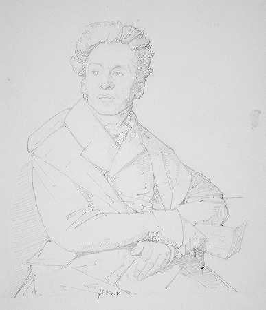 约翰内斯·塞缪尔·奥托的《一个人的肖像》