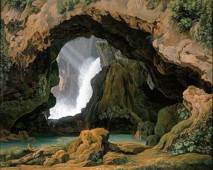 约翰·马丁·冯·罗登的《Tivoli的海王星石窟》