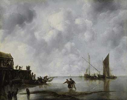 《平静中的渔船》（Jan van de Cappelle）