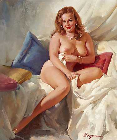 吉尔·埃尔夫格伦的裸体肖像