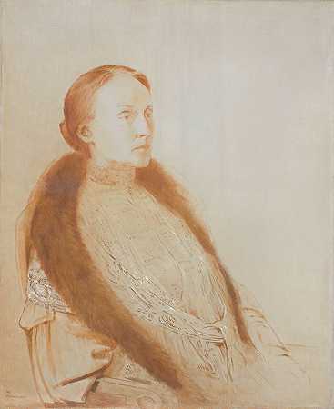 “奥迪隆·雷登的A.M.L.邦格·范德林登肖像
