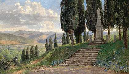 路易斯·贝加斯·帕门蒂埃的《托斯卡纳风景》