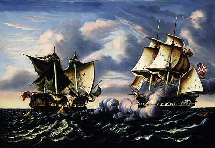 “1812年10月25日，托马斯·钱伯斯（Thomas Chambers）率领美国护卫舰“马其顿”号护卫舰占领H.B.M
