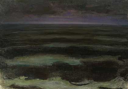 瓦迪斯瓦夫·莱温斯基的《夜晚的大海》
