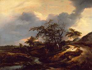 雅各布·范·鲁伊斯代尔的《沙丘风景》